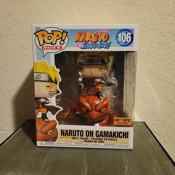 Funko Other - Funko Pop Rides Naruto Shippuden Naruto On Gamakichi (HT Exclusive) #106